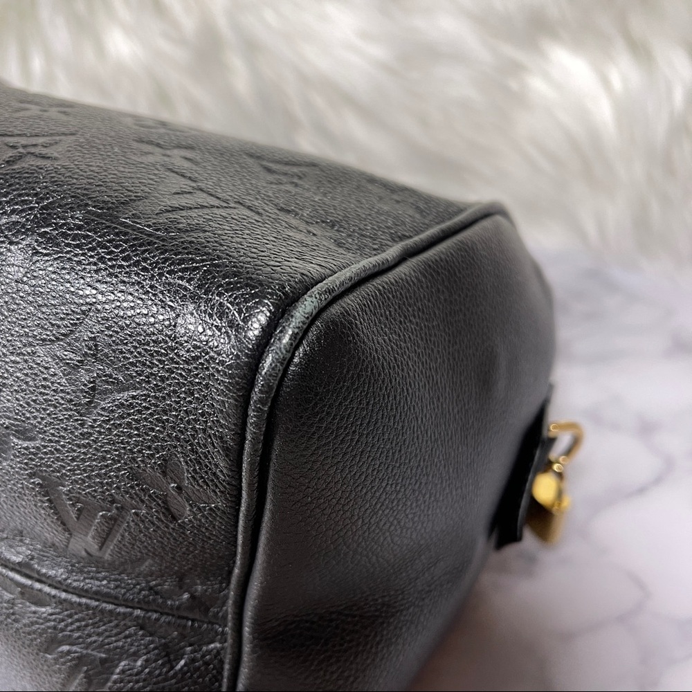 Louis Vuitton Monogram Empreinte Speedy 30 Noir - Picture 6 of 16